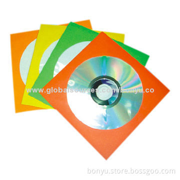 CD sleeves, made of 120gsm fancy paper and make your disk safety, customized designs